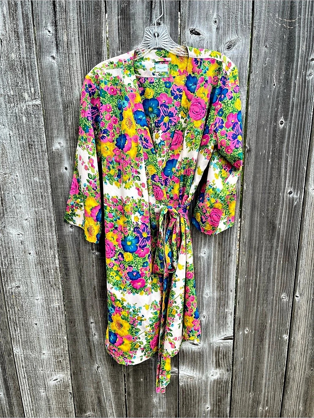 Multicolor Floral Robe